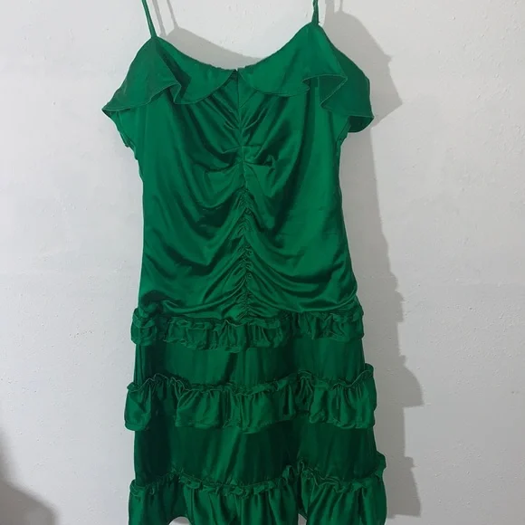 Betsey Johnson green cocktail dress  XS - Picture 3 of 7